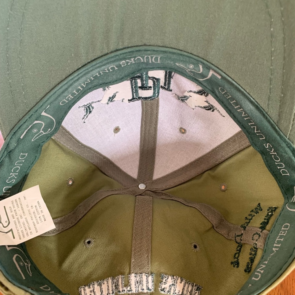 Ducks Unlimited Cap - Green and Tan - Picture 5 of 6